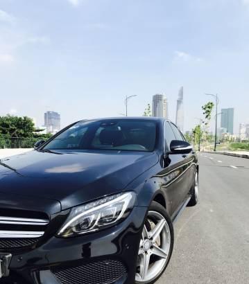 Bán xe cũ Mercedes C250 AMG đời 2015, màu đen