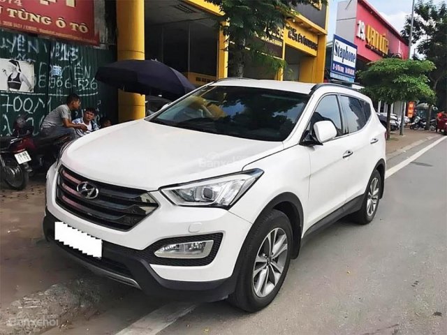 Bán ô tô Hyundai Santa Fe năm 2015, màu trắng