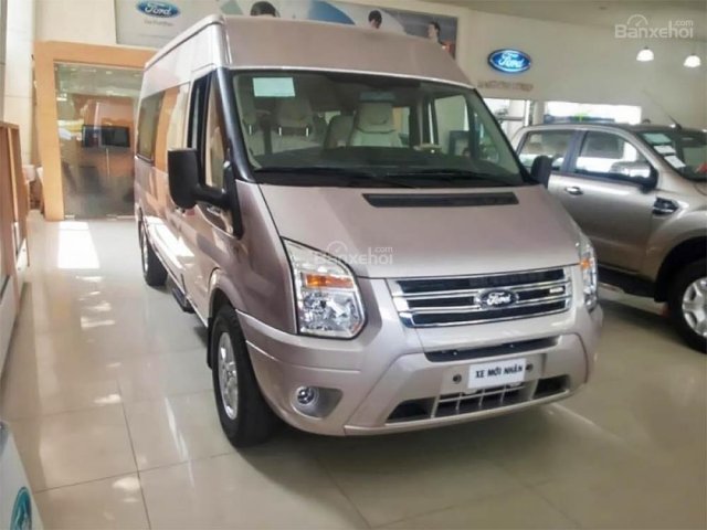 Bán xe Ford Transit LX sản xuất 2017, màu bạc