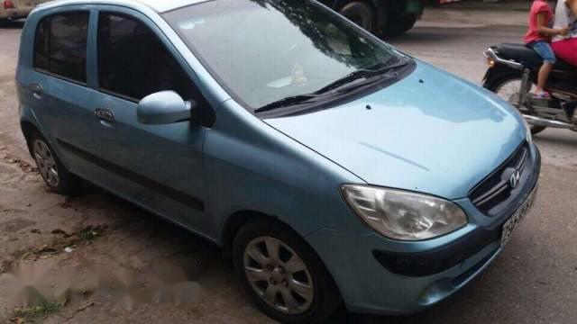 Cần bán lại xe Hyundai Getz đời 2009, màu xanh