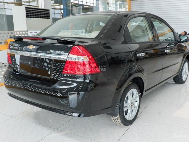 Chevrolet Aveo 1.4L LT màu đen giảm 30 triệu đồng tiền mặt, hỗ trợ vay ngân hàng 80%. LH Trang Chevrolet: 0986 706 594