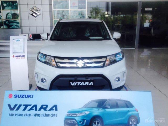 Cần bán xe Suzuki Vitara 1.6AT đời 2017, màu trắng, nhập khẩu, giá chỉ 795 triệu