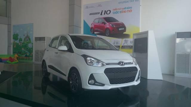 Bán Hyundai Grand i10 2017, màu trắng, 340tr