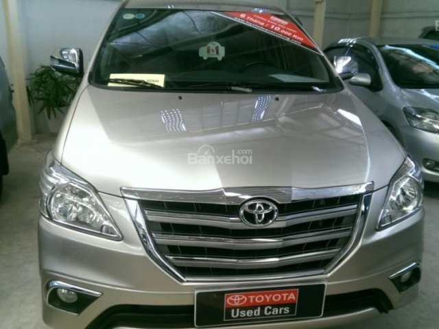 Bán Toyota Innova 2014, vàng cát, xe đẹp ghế da sang trọng, hỗ trợ vay 70% lãi suất ưu đãi