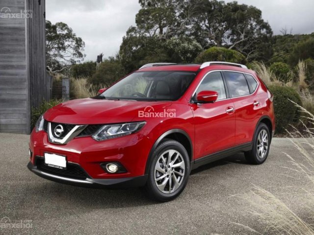 Cần bán Nissan X trail 2.5 4WD sản xuất 2017, màu đỏ, nhập khẩu