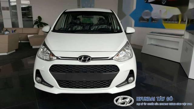 Bán ô tô Hyundai Grand i10 1.0MT năm 2017, màu trắng