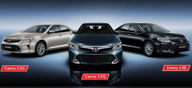 Toyota Thăng Long - Toyota Camry 2017, khuyến mại cực tốt, hỗ trợ đăng ký đăng kiểm, trả góp 80%, LH: 0974505154