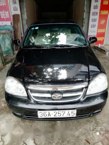 Bán xe cũ Daewoo Lacetti đời 2008, màu đen như mới