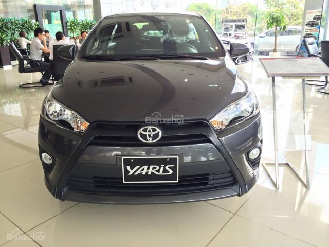 Bán Toyota Yaris 1.5G CVT đời 2017, màu xám (ghi), nhập khẩu nguyên chiếc giá cạnh tranh LH 0911404101