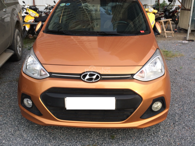 Cần bán xe Hyundai Grand i10 1.0 đời 2014, màu nâu, nhập khẩu nguyên chiếc