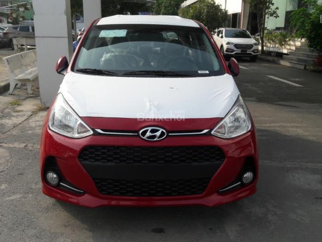 Mua Hyundai Grand i10 bạc 2017 CKD, tặng 1 năm bảo dưỡng miễn phí, chỉ có tại Hyundai Kinh Dương Vương