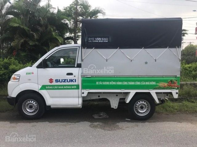 Suzuki Carry Pro đời 2018, màu trắng, thùng siêu dài nhập khẩu, liên hệ Suzuki Vân Đạo - 0919.286.248