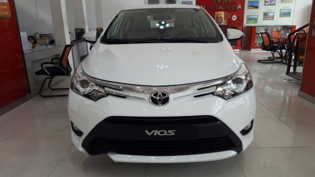 Bán ô tô Toyota Vios đời 2017, màu trắng