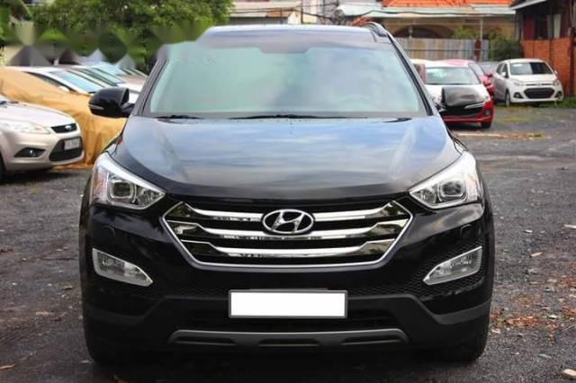 Bán ô tô Hyundai Santa Fe 2.4WD AT sản xuất 2015, màu đen