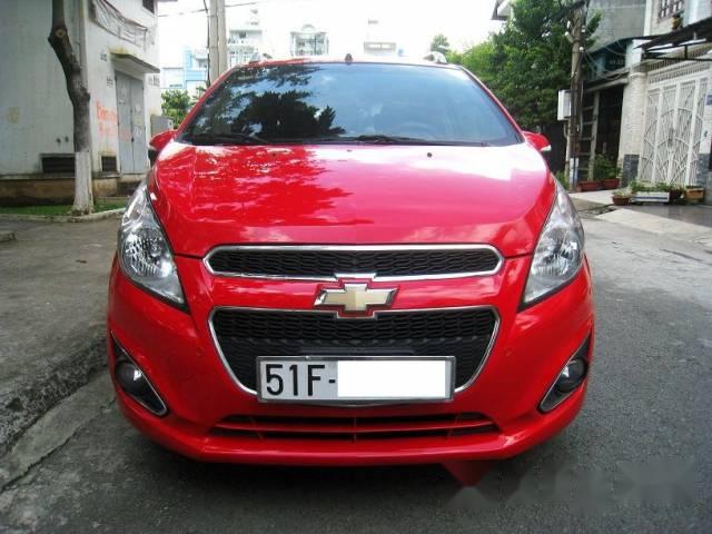 Bán Chevrolet Spark LTZ đời 2015, màu đỏ đã đi 28500 km