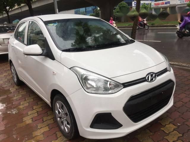 Bán xe Hyundai Grand i10 đời 2016, màu trắng số sàn