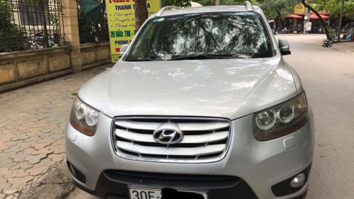 Bán xe cũ Hyundai Santa Fe SLX đời 2009, màu bạc