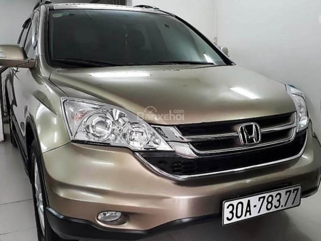 Cần bán Honda CR V 2.4AT sản xuất 2010, màu bạc