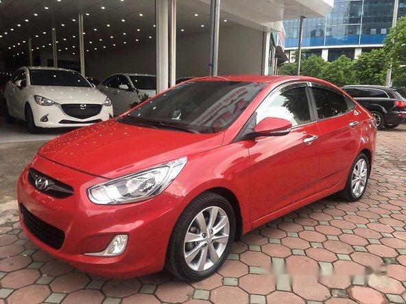 Cần bán gấp Hyundai Accent 1.4AT 2012, màu đỏ số tự động, giá tốt