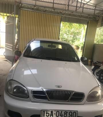 Bán xe cũ Daewoo Lanos đời 2003, màu trắng