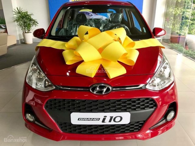 Bán xe Hyundai Grand i10 1.2AT đời 2018, màu đỏ, gọi ngay 0946051991