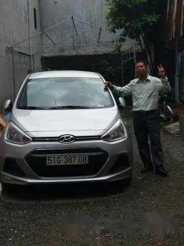 Bán Hyundai Grand i10 đời 2016, màu bạc