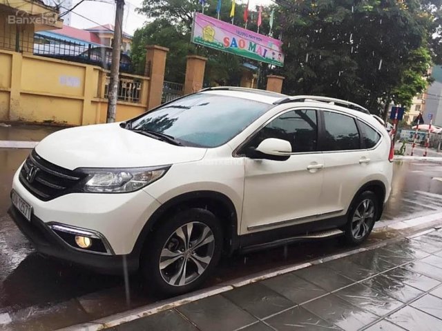 Cần bán gấp Honda CR V 2.4AT đời 2014, màu trắng