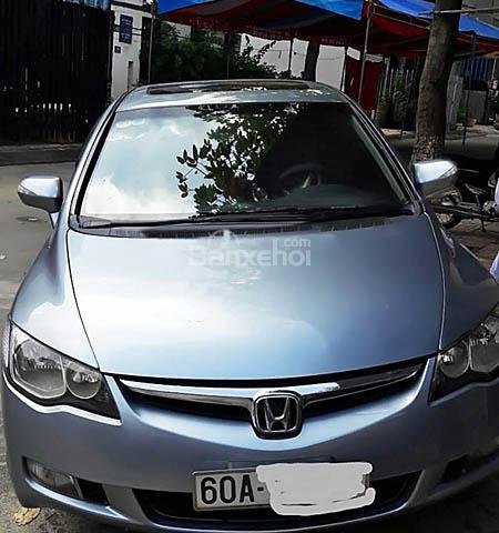 Cần bán Honda Civic 2.0AT đời 2006, màu xanh lam chính chủ