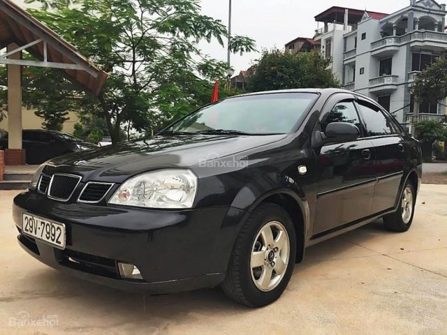 Bán xe Daewoo Lacetti EX 1.6 đời 2005, màu đen như mới, giá 185tr