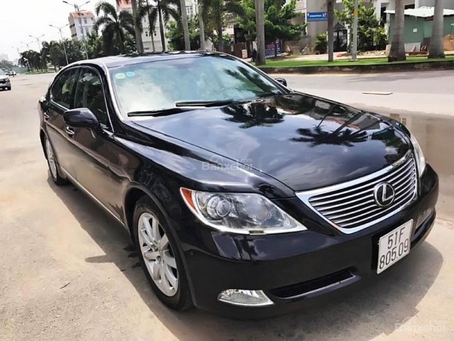 Cần bán xe Lexus LS 460L đời 2007, màu đen, nhập khẩu nguyên chiếc