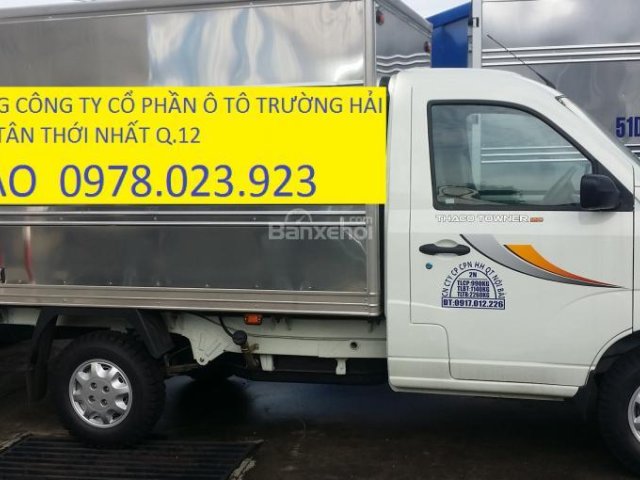 Xe tải Thaco Towner tải 990kg, động cơ phun xăng của Suzuki, bảo hành 2 năm