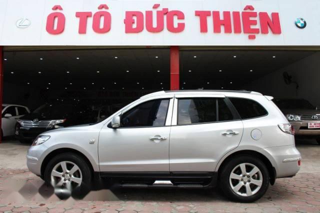 Bán ô tô Hyundai Santa Fe đời 2007, màu bạc