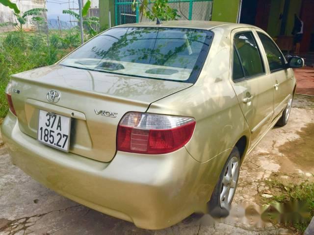 Cần bán lại xe Toyota Vios 1.5G đời 2007, màu vàng giá cạnh tranh