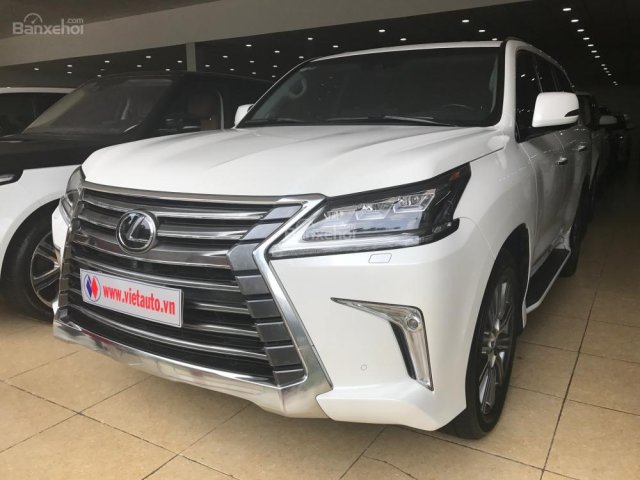 Bán Lexus LX570 màu trắng, nhập khẩu Mỹ, xe đủ đồ, đẹp như mới