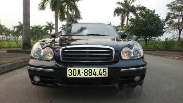 Cần bán lại xe Hyundai Sonata đời 2003, màu đen, nhập khẩu, giá tốt