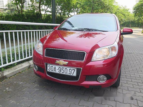 Cần bán xe Chevrolet Aveo LTZ 2015, màu đỏ, 375 triệu