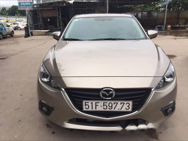 Cần bán gấp Mazda 3 2016, màu ghi vàng