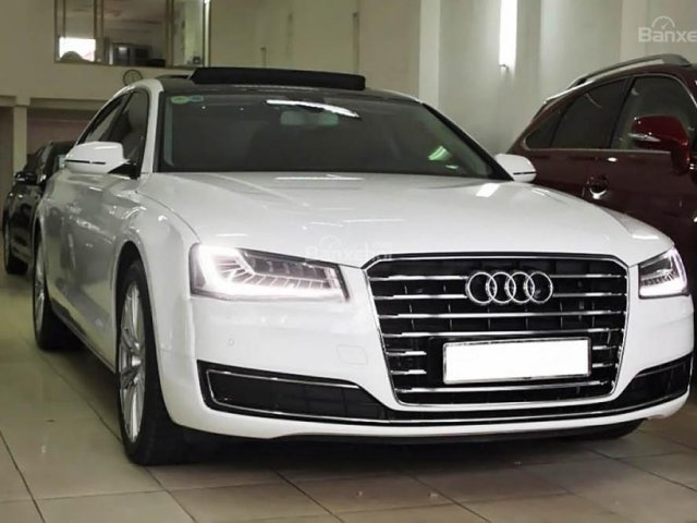 Bán xe Audi A8 L 4.0 TFSi đời 2015, màu trắng, nhập khẩu