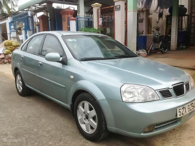 Xe Daewoo Lacetti CDX đời 2004, màu xanh, xe gia đình 