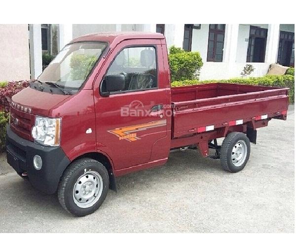 Giá xe Dongben 870kg thùng lửng màu đỏ tại Bình Dương