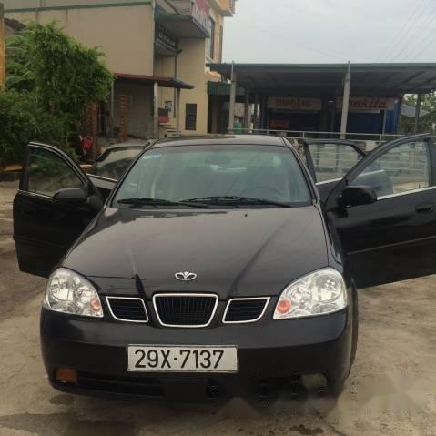 Cần bán Daewoo Lacetti đời 2005, màu đen như mới, 158tr