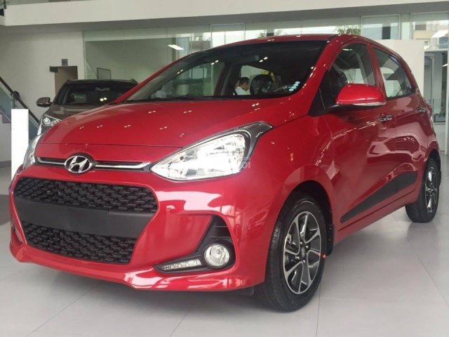 Giá xe Hyundai Grand i10 Đà Nẵng, màu đỏ, hỗ trợ trả góp lên đến 90% giá trị xe, LH: Ngọc Sơn: 0911.377.773