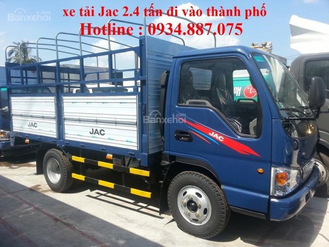 Bán xe tải Jac 2.4 tấn – JAC 2.4 tấn đi vào thành phố, hỗ trợ trả góp toàn quốc