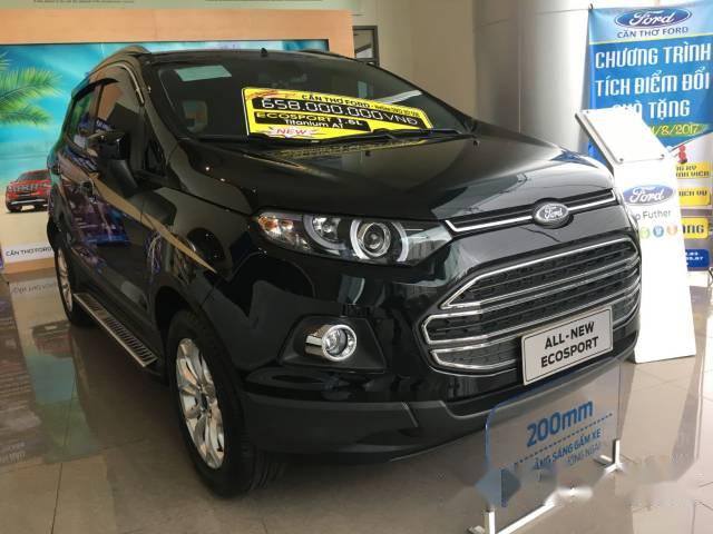 Bán xe Ford EcoSport đời 2017, màu đen