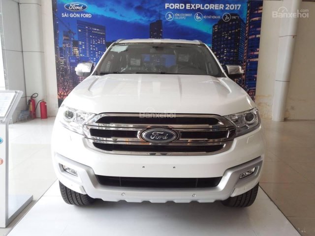 Bán Ford Everest Titanium 2018 Navigator - Nhập Thái, đủ màu, cam kết giá tốt nhất thị trường