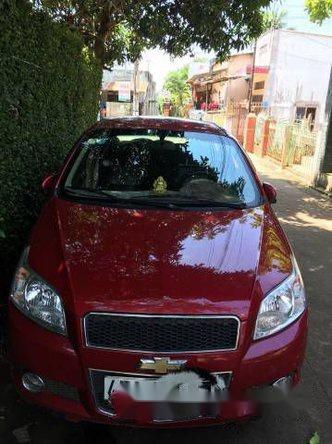 Cần bán lại xe Chevrolet Aveo MT 2015, màu đỏ chính chủ, giá 350tr