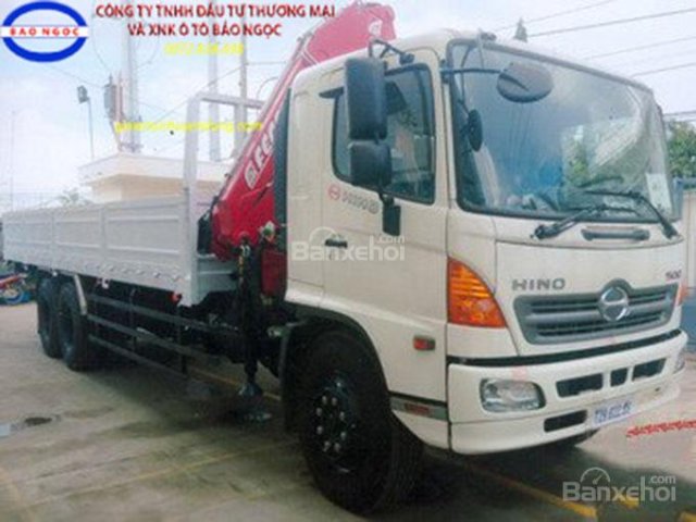 Bán xe Hino FL gắn cẩu gấp Ferrari 5 tấn