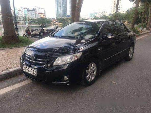 Bán xe Toyota Corolla altis đời 2008, màu đen