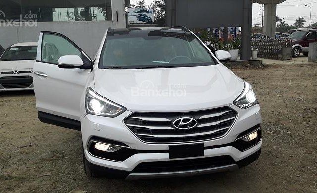 Hyundai Santa Fe xăng 2017, giá bao tốt, vay vốn đến 95%