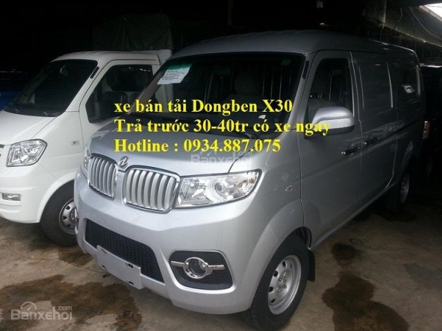 Bán xe tải Van Dongben X30 5 chỗ 490kg, đi vào thành phố giờ cấm tải